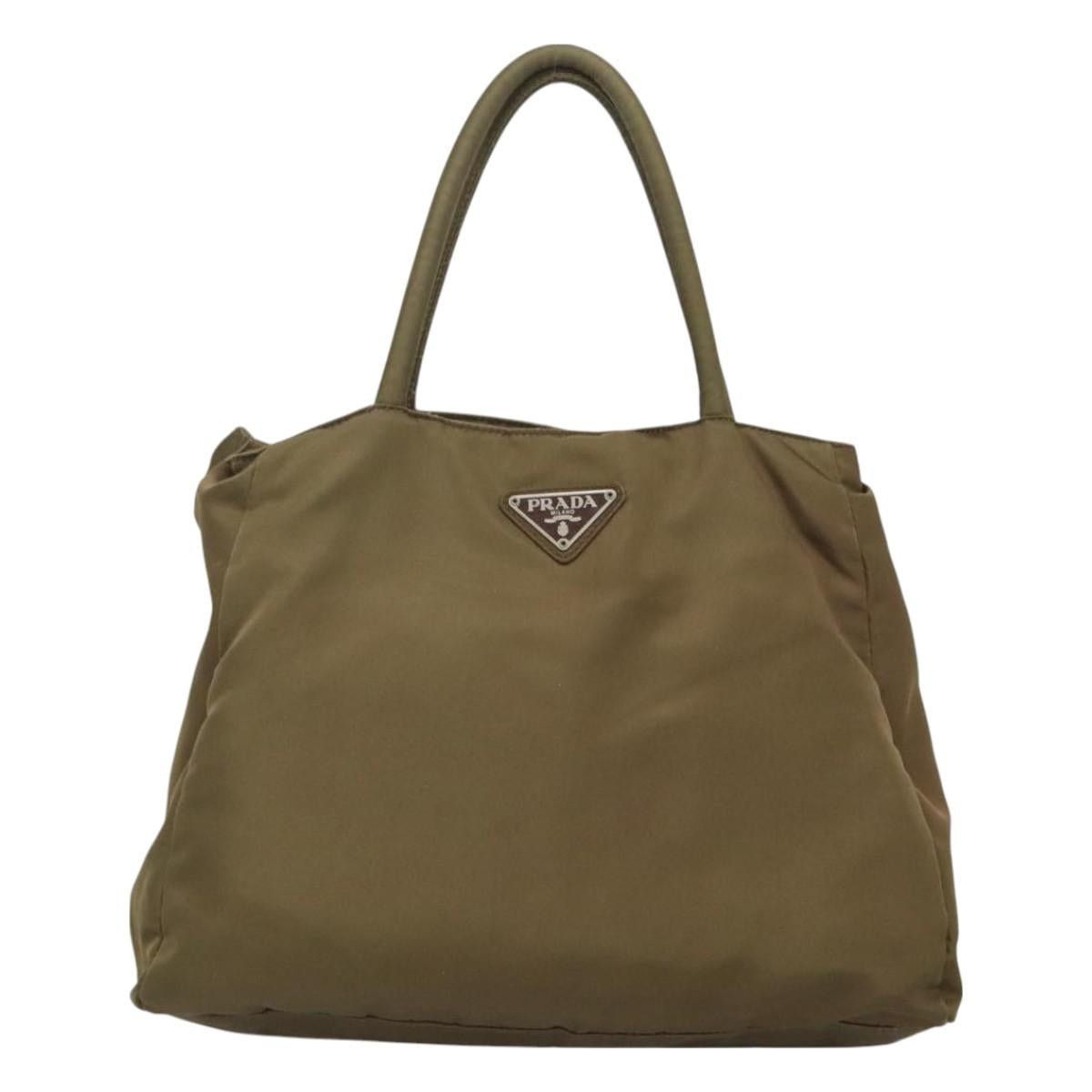 Prada PRADA Hand Bag Nylon Khaki Size ONE SIZE - 2 Thumbnail