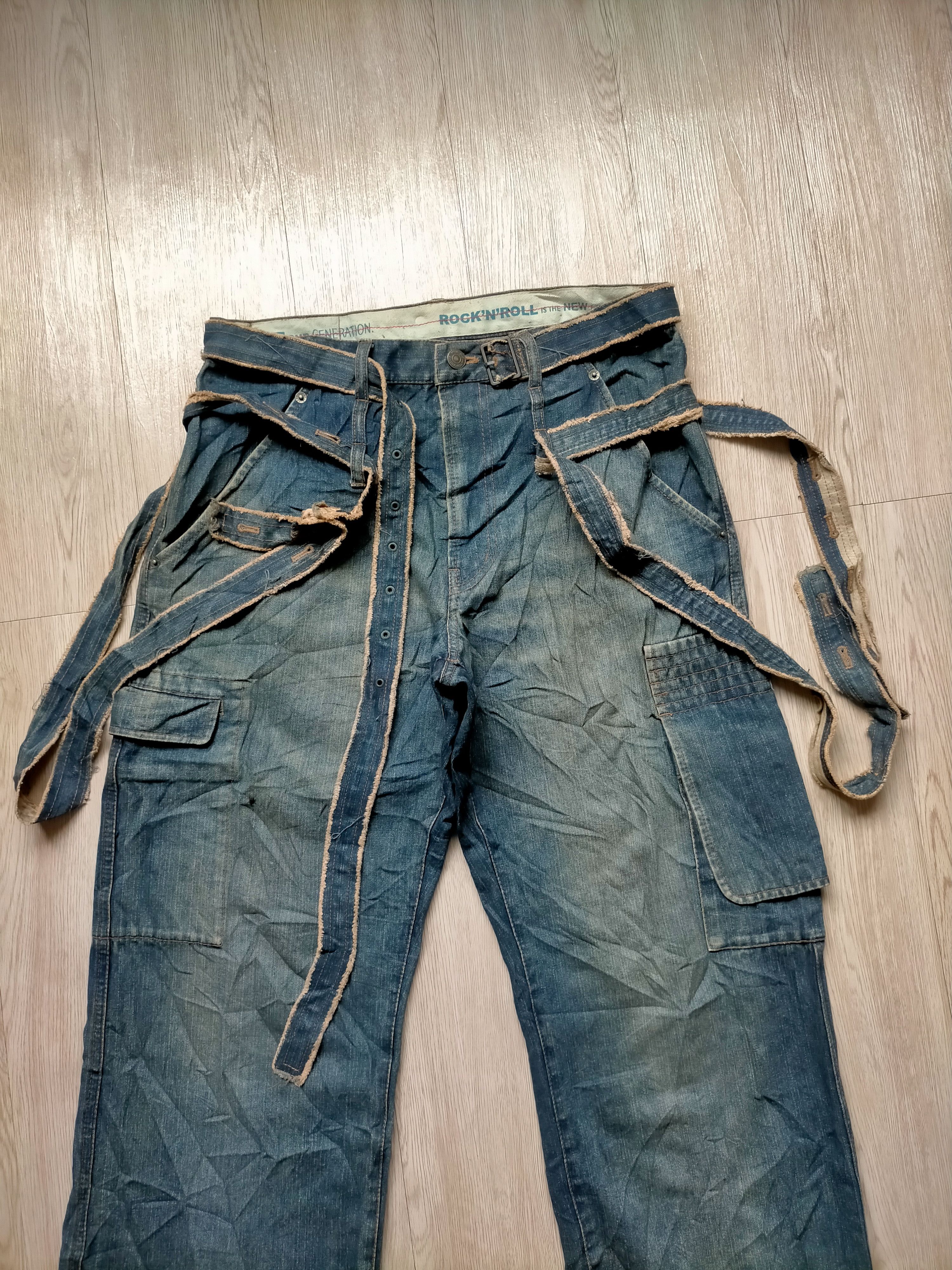 PPFM Vintage PPFM Japan Cargo Wide Leg Hip Hop Style Size US 31 - 3 Thumbnail