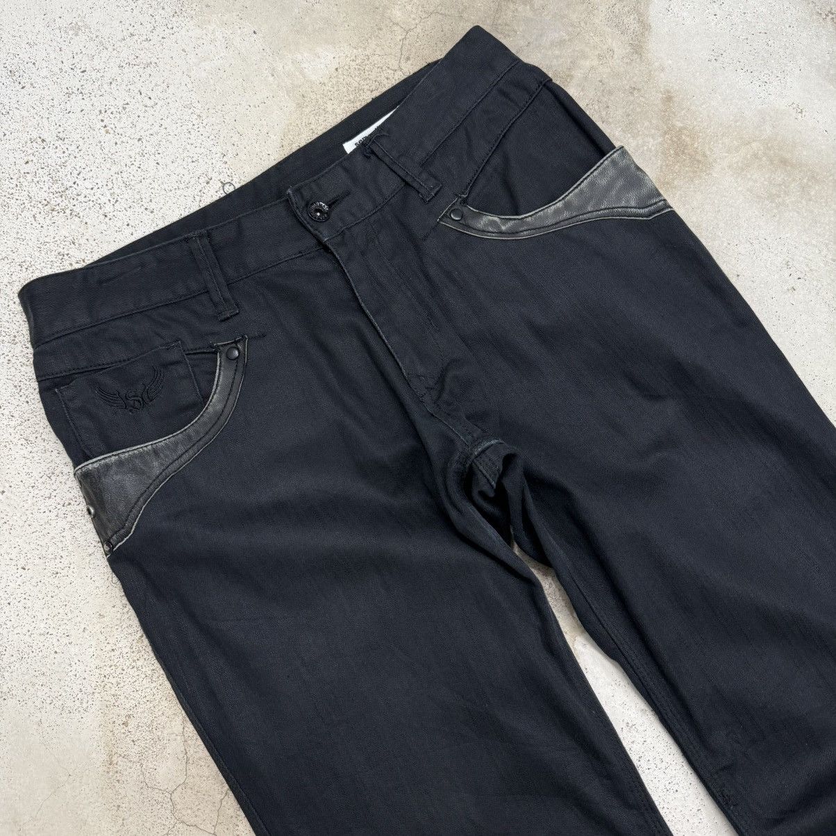 semanticdesign Y2K Japanese Studded Grunge Punk Denim Pants Size US 31 - 4 Thumbnail