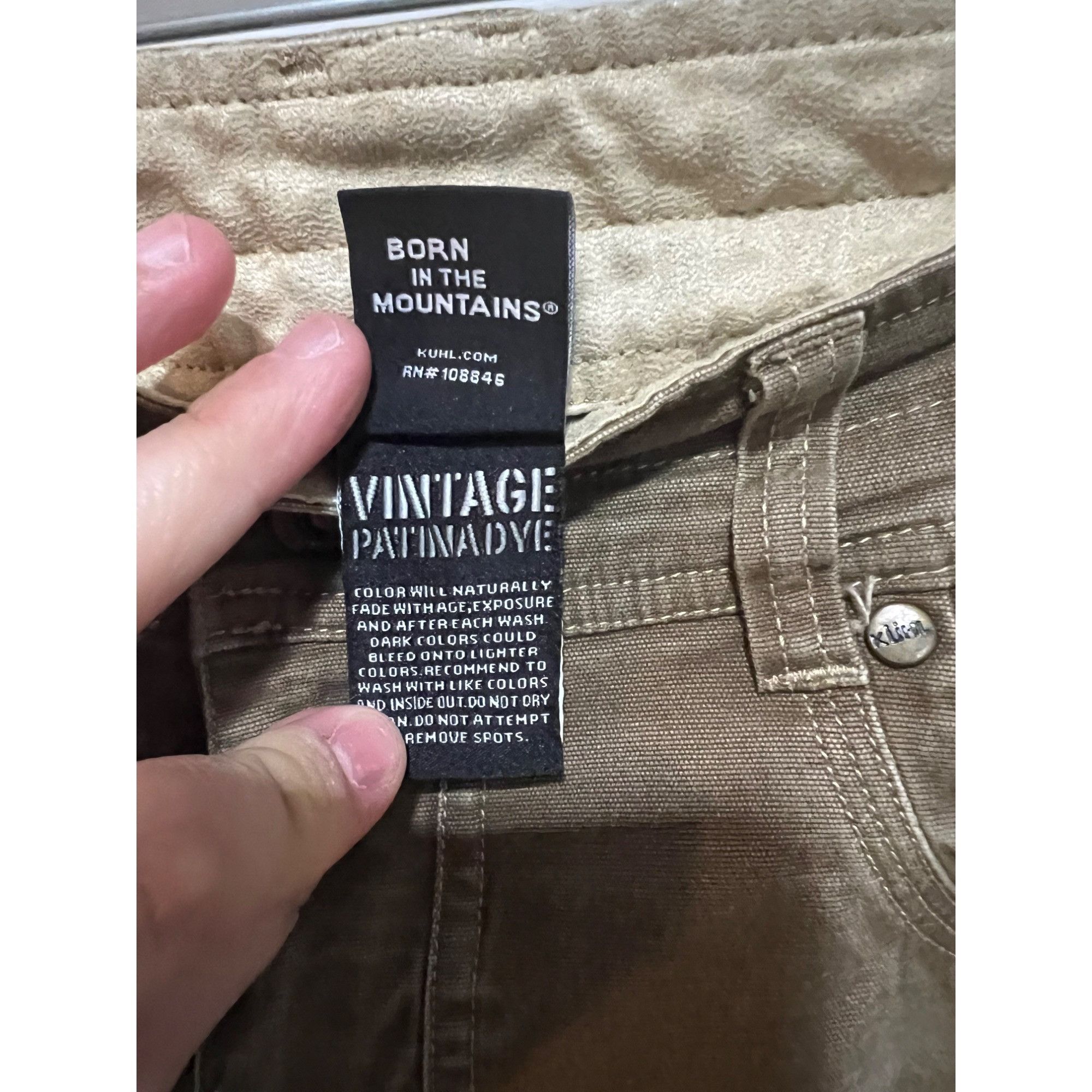 Kuhl Kuhl Patina Dye Mens Pants - Size 34x30 Size US 34 / EU 50 - 3 Thumbnail