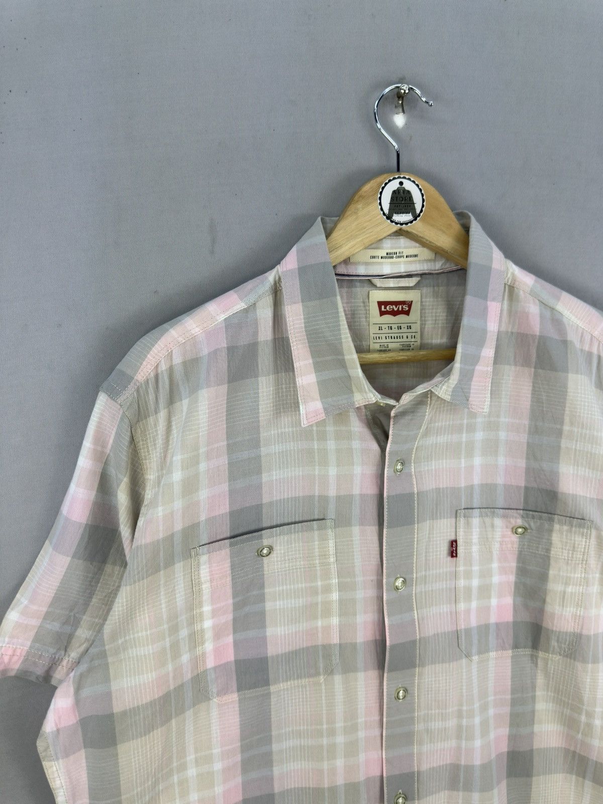 Levi's Levi’s Plaid Check Worker Shirt Size US XL / EU 56 / 4 - 2 Thumbnail