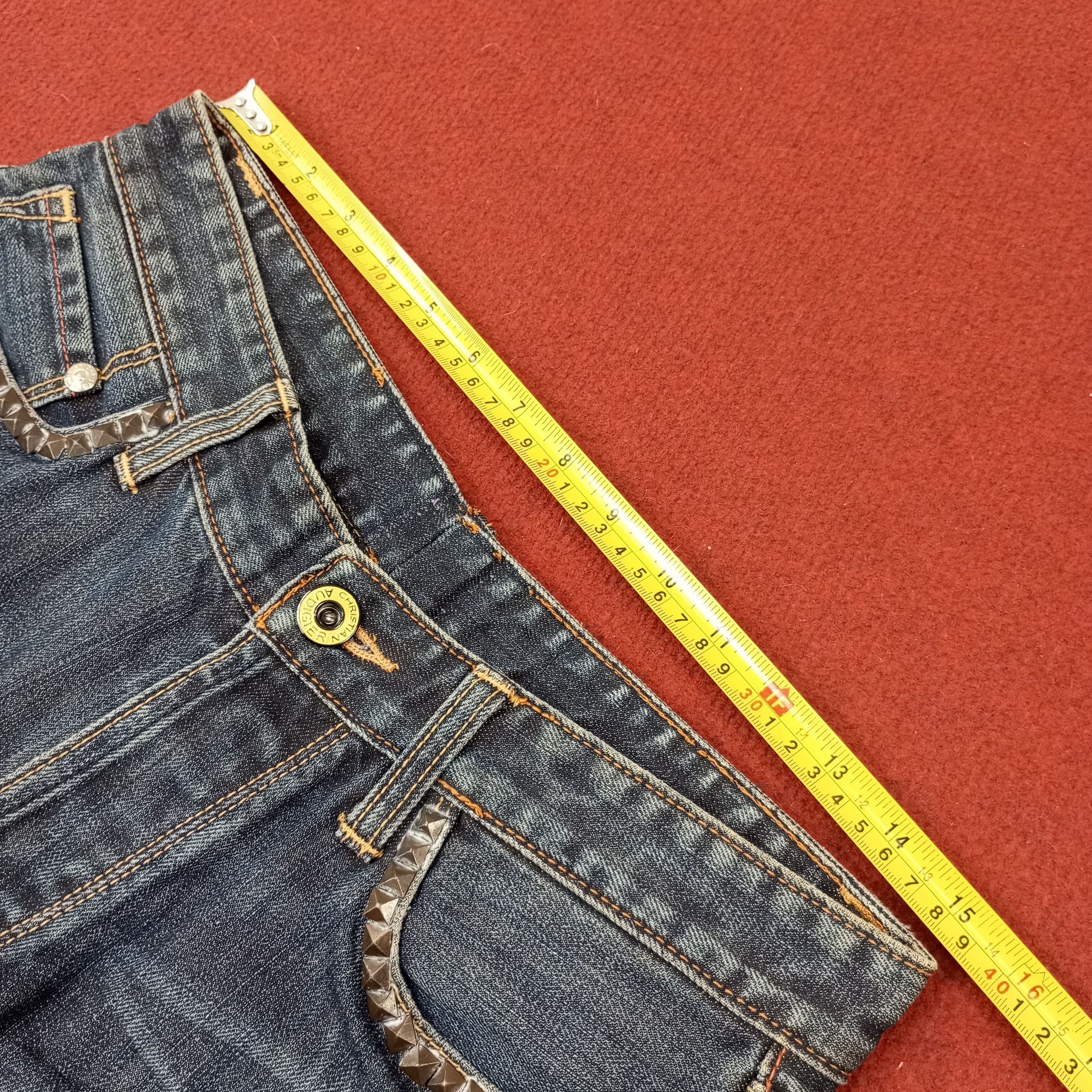 Christian Audigier × Vintage Christian Audigier Jeans Custom Art Spellout Style c217n8 Size US 30 / EU 46 - 7 Thumbnail