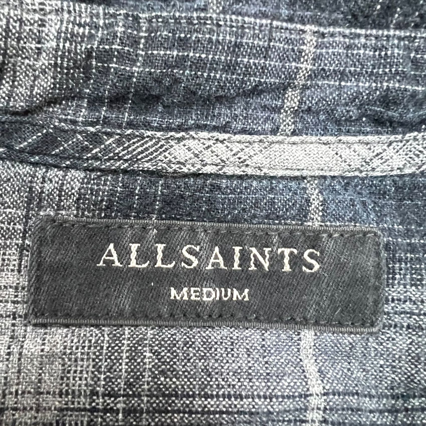 Allsaints All Saints Cammont Long Sleeve Shirt Men's M Multicolor Cotton Button-Up, Collared, Regular Fit Size US M / EU 48-50 / 2 - 5 Thumbnail