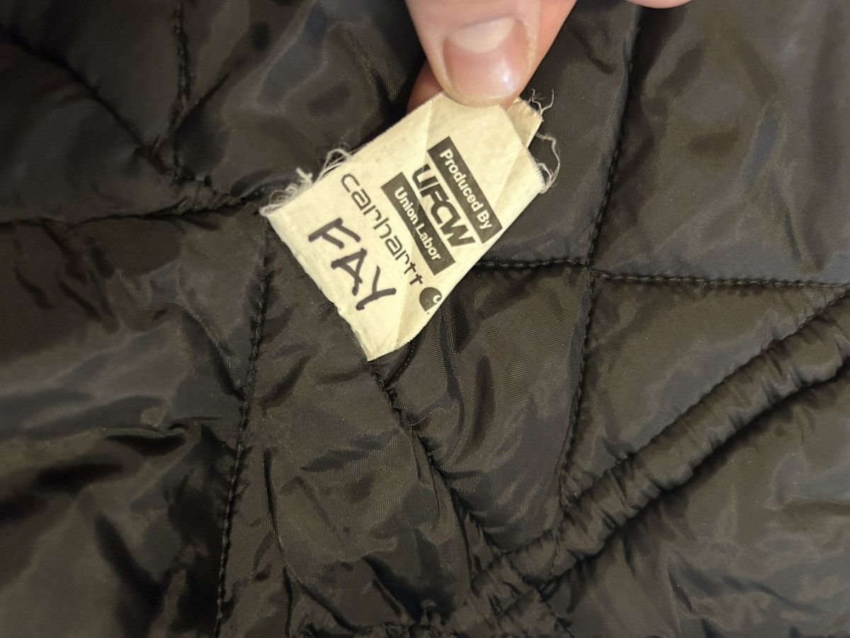 Carhartt Y2K Vintage Black Carhartt Double-Front Arctic Quilt Coat Size US L / EU 52-54 / 3 - 5 Thumbnail