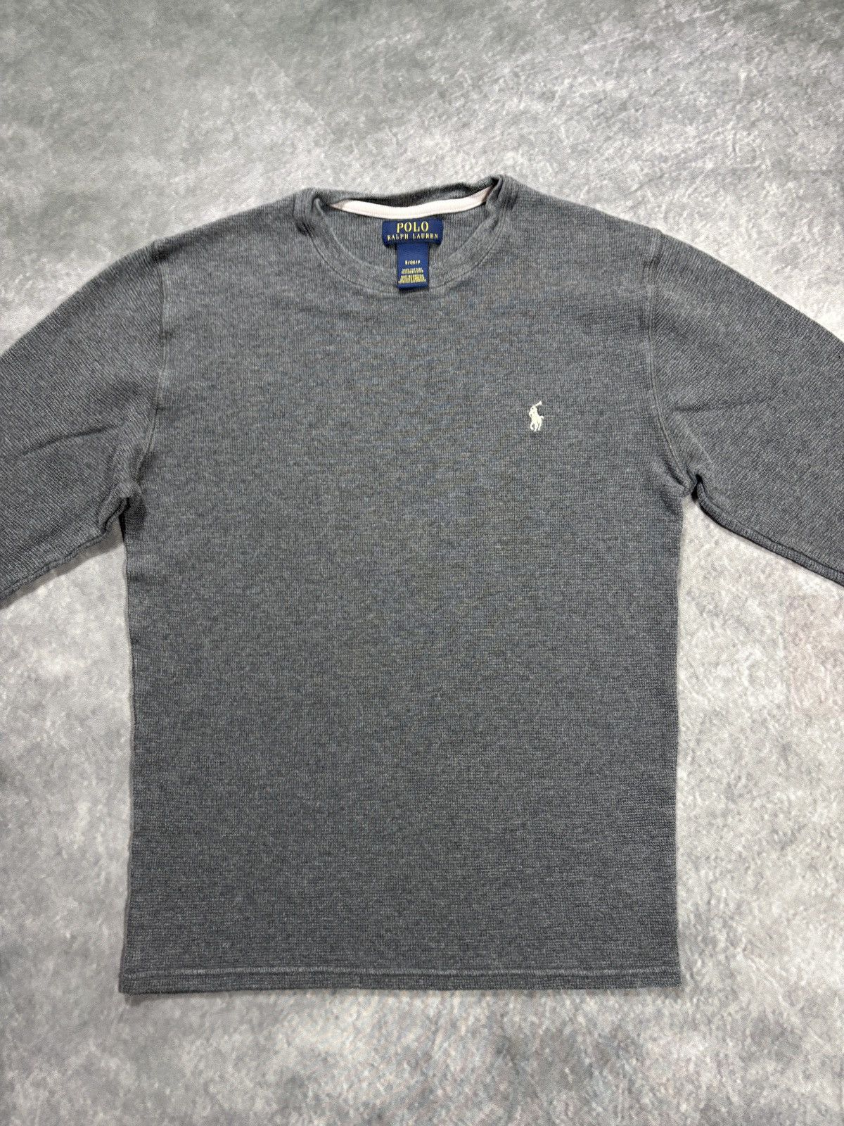 Polo Ralph Lauren Polo Ralph Lauren Thermal Longsleeve Horseman Waffle Vintage Size US S / EU 44-46 / 1 - 3 Thumbnail