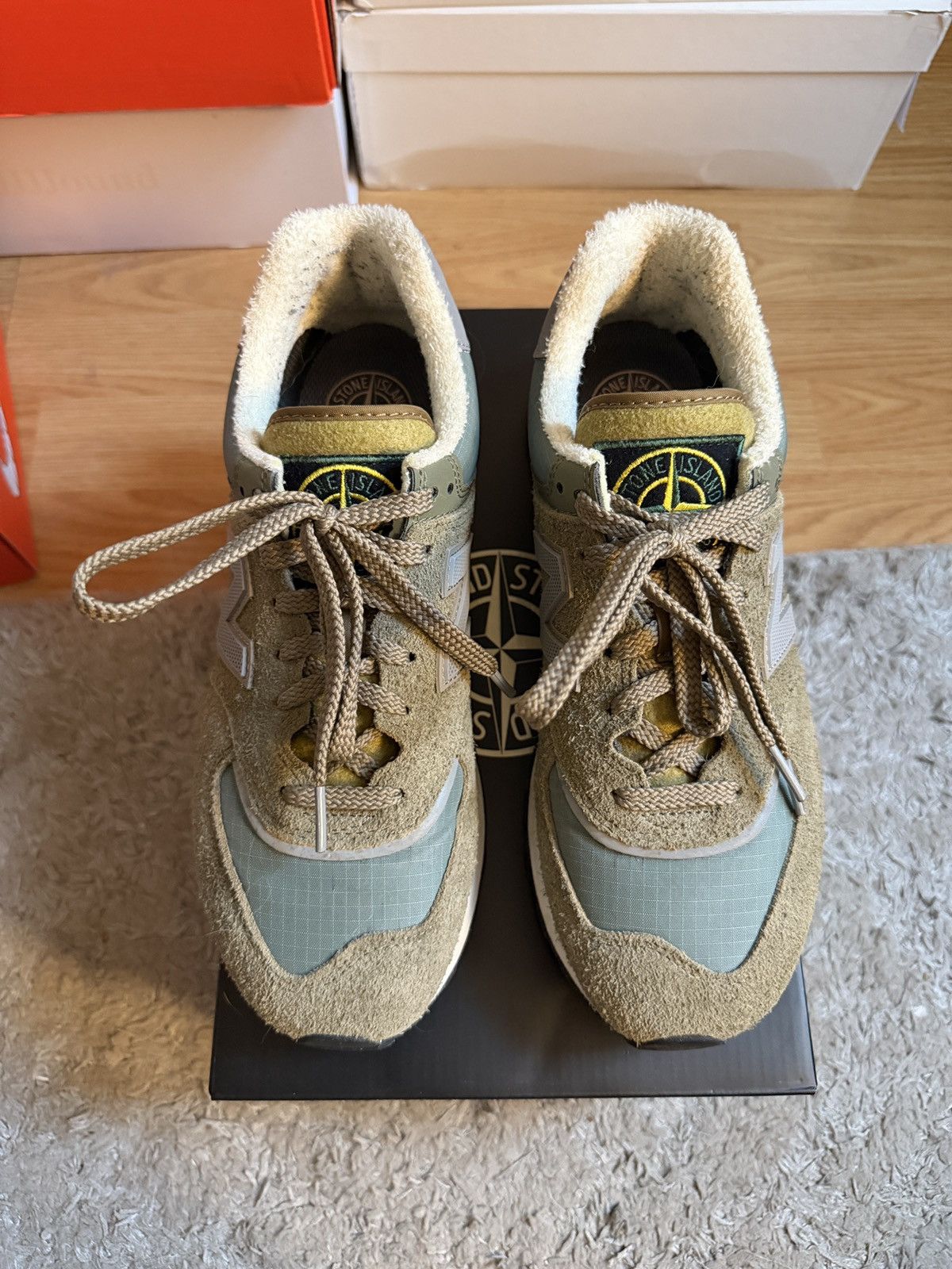 New Balance × Stone Island New Balance x Stone Island 574 Size US 8 / EU 41 - 3 Thumbnail