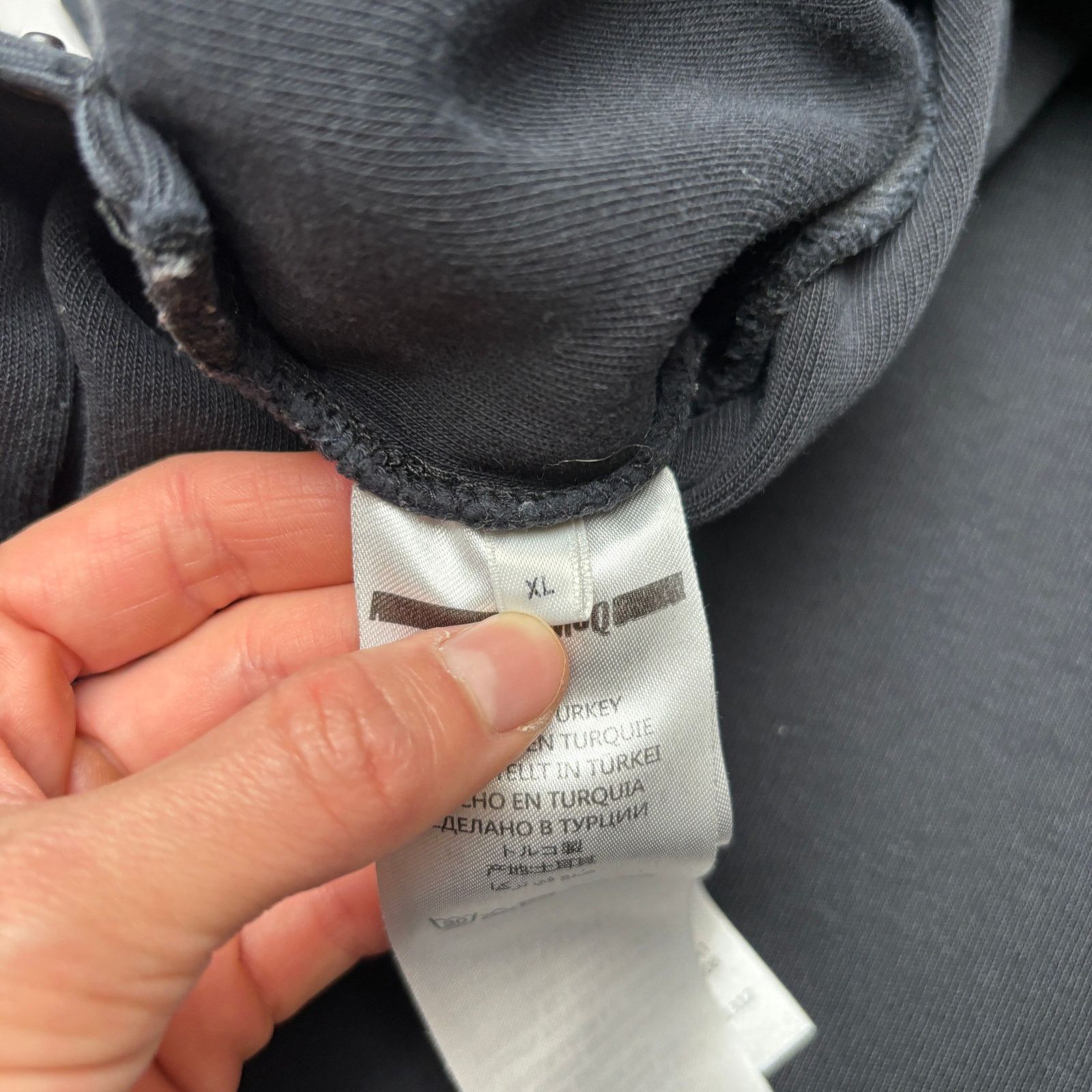 McQ Alexander McQueen McQ by Alexander McQueen Snap Boxy Crop Hoodie XL Size US XL / EU 56 / 4 - 4 Thumbnail