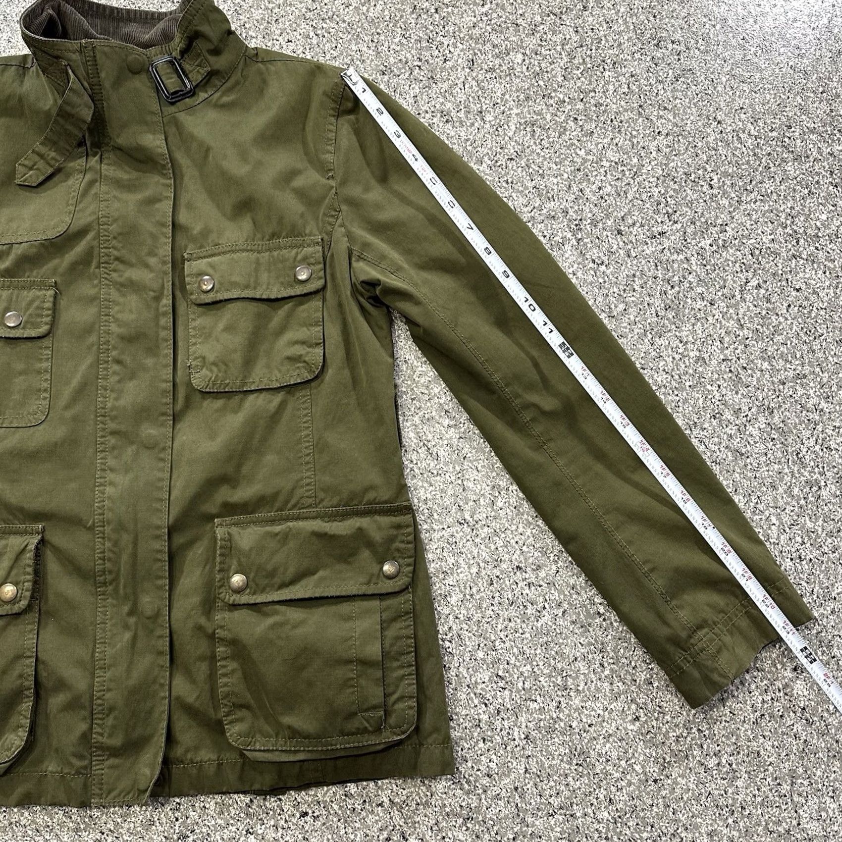 Gap Gap Jacket Womens XS Military Chore Corduroy Trim Olive Green Size XS / US 0-2 / IT 36-38 - 8 Thumbnail