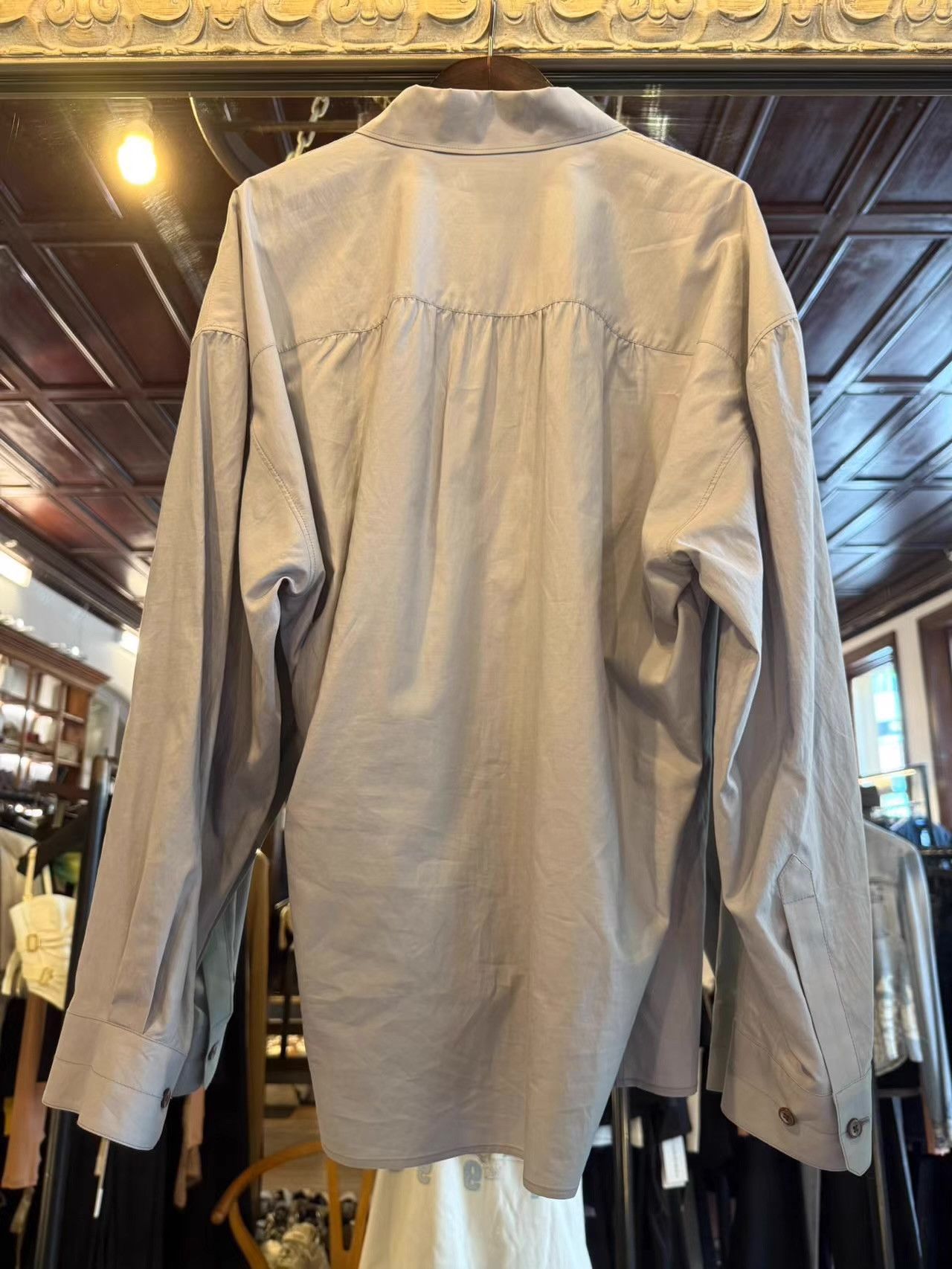 Lemaire LEMAIRE FW25 Straight‑Collar Twisted Shirt.Ｑ25 Size S / US 4 / IT 40 - 2 Thumbnail
