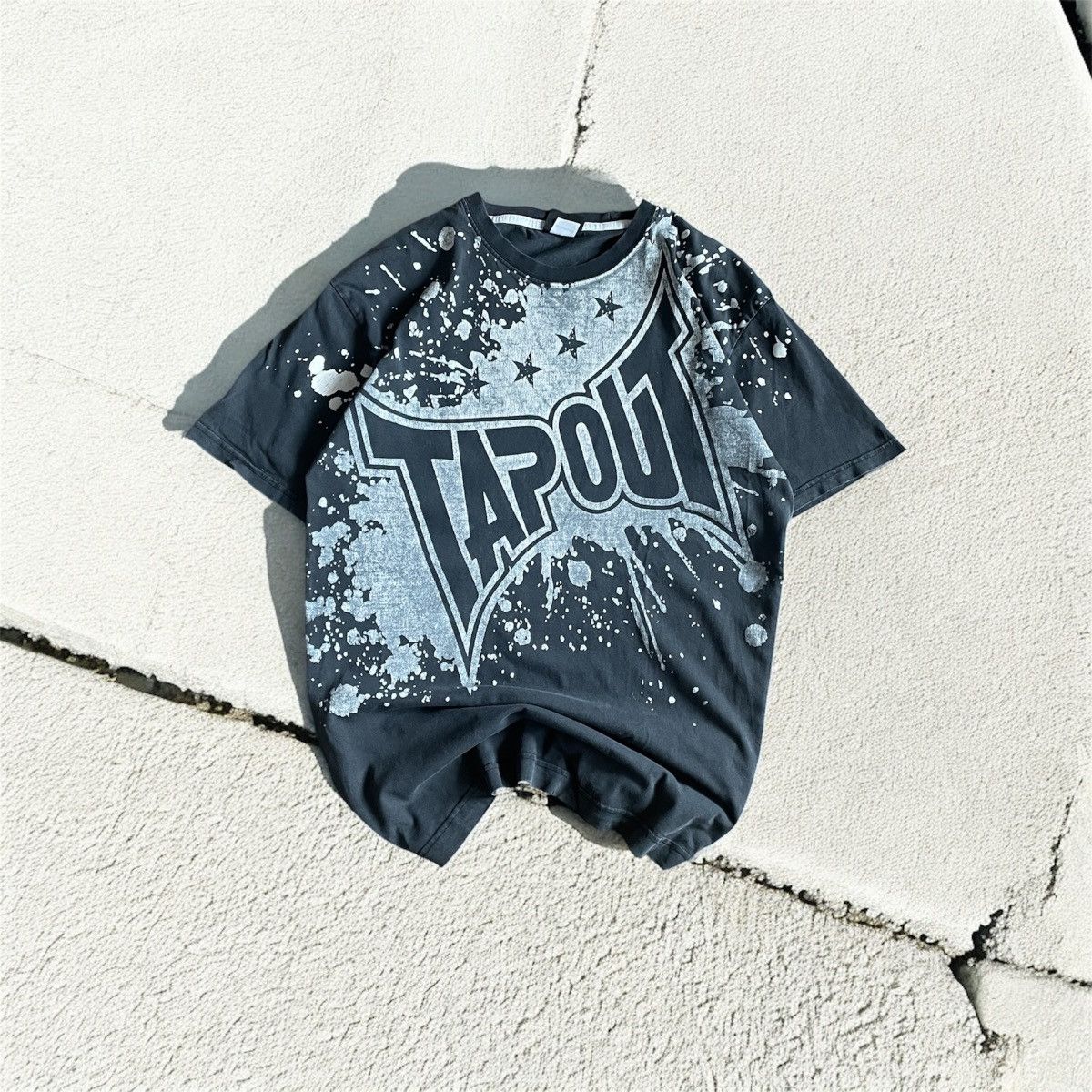 Affliction × Tapout × Vintage Tapout T-shirt Vintage Over Print Y2k Style Oversized Size US L / EU 52-54 / 3 - 2 Thumbnail