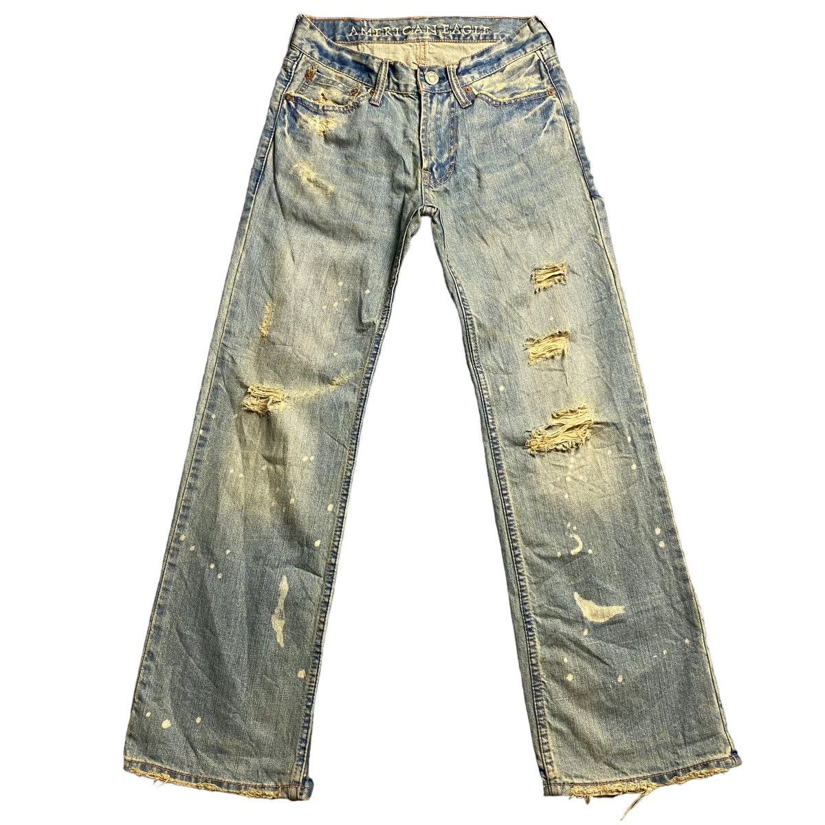 20471120 × American Eagle Outfitters American Eagle Vintage Mudmax Distressed Jeans Size US 29 - 1 Thumbnail