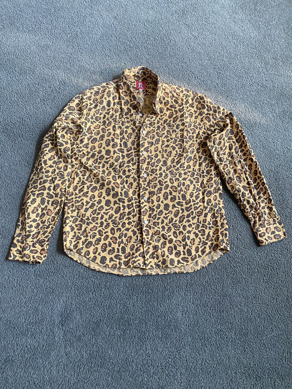 Bape × Vintage Vintage Giraffe Print Camo Shirt Size US M / EU 48-50 / 2 - 1 Thumbnail