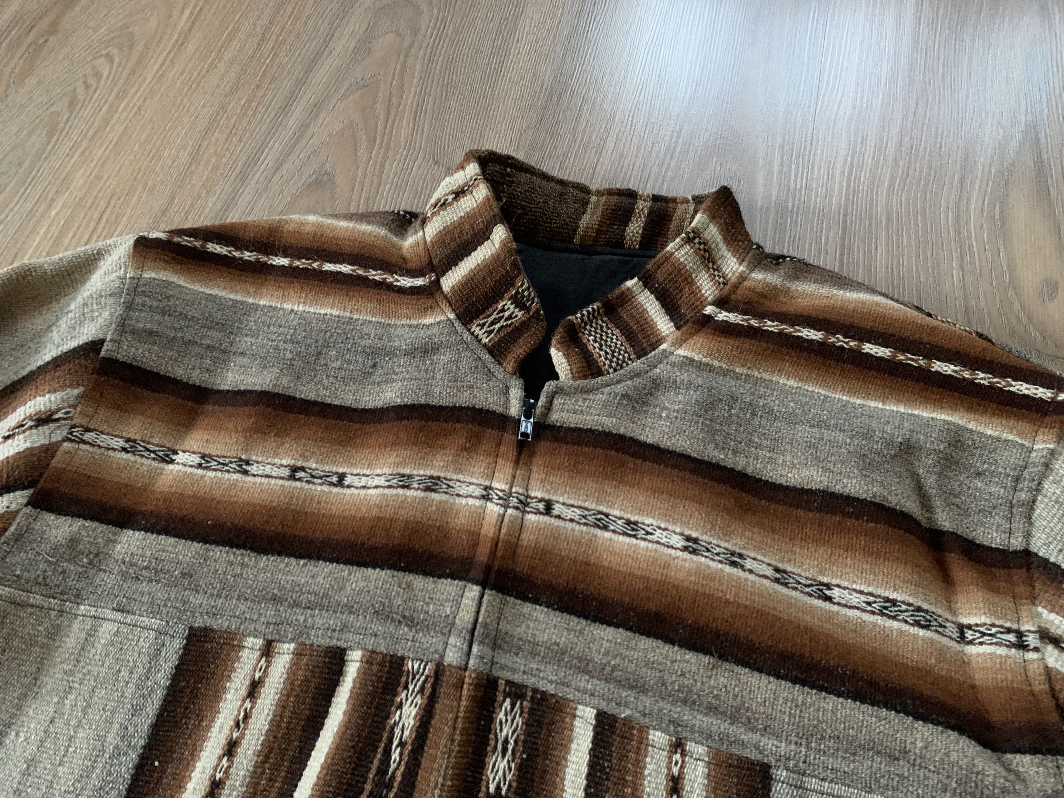 Handmade × Vintage Mens Vintage Tweed Handmade Jacket Size US L / EU 52-54 / 3 - 5 Thumbnail