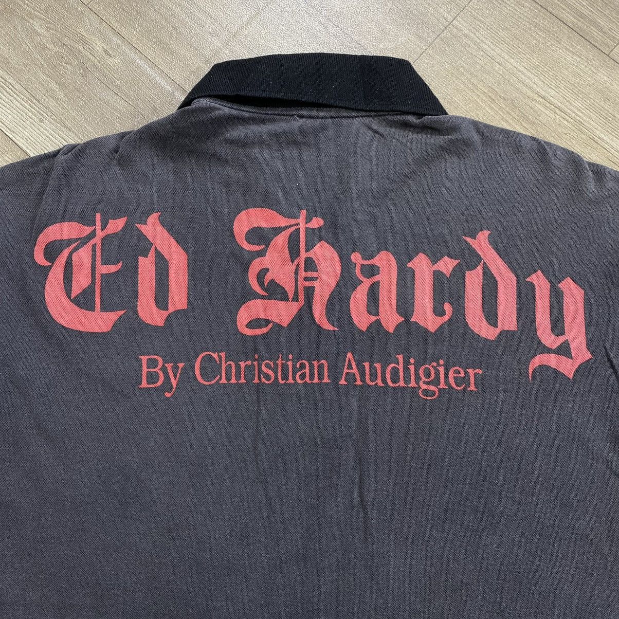 Ed Hardy Vintage Ed Hardy Christian Audigier Eagle & Tiger Polo Shirt Size US M / EU 48-50 / 2 - 10 Thumbnail