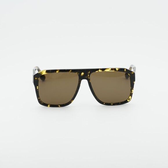 Victoria Beckham Victoria Beckham VB671S 012 Sunglasses Havana Square Frame Size ONE SIZE - 4 Thumbnail