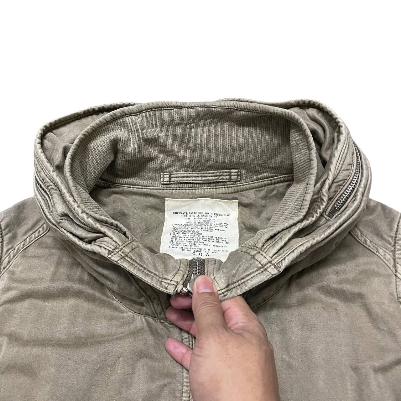 Japanese Brand Vintage GOA Bono Cyber Military Jacket Size US S / EU 44-46 / 1 - 6 Thumbnail