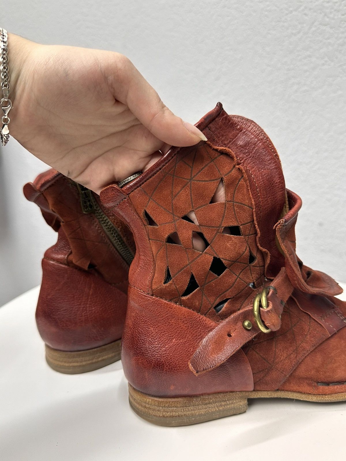A.S.98 Vintage AS 98 Leather Boots Guidi Rick Owens MoMa Avantgarde Size US 6 / IT 36 - 8 Thumbnail