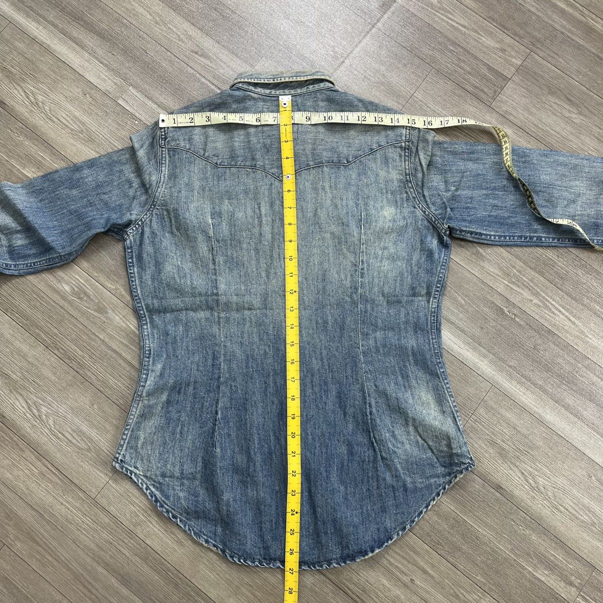 Polo Ralph Lauren Vintage Polo Ralph Lauren Distressed Cowboy Western Shirt Size M / US 6-8 / IT 42-44 - 15 Thumbnail