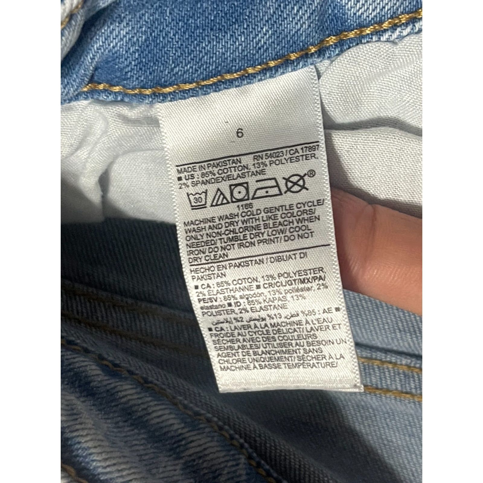 Old Navy VINTAGE Old Navy Jeans Shirt? Size 28" / US 6 / IT 42 - 5 Thumbnail