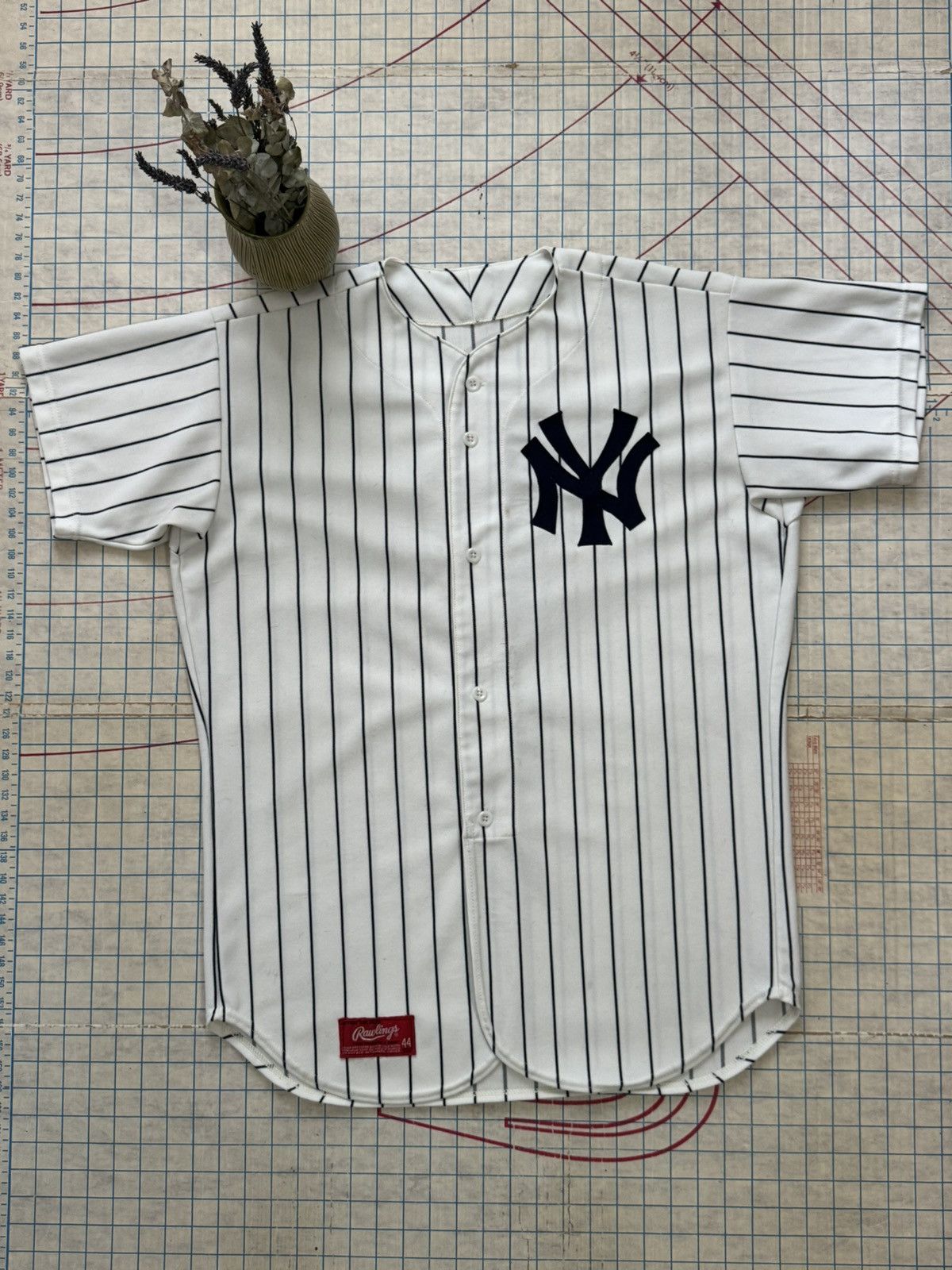 Image of Mlb x New York Yankees Vintage Rawlings New York Yankees Roger Maris Jersey 9 in White (Size XL)