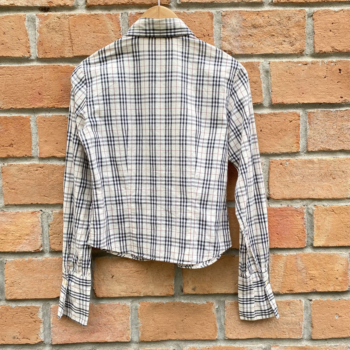 Burberry Burberry White Soft Novacheck Shirt Size S / US 4 / IT 40 - 13 Thumbnail