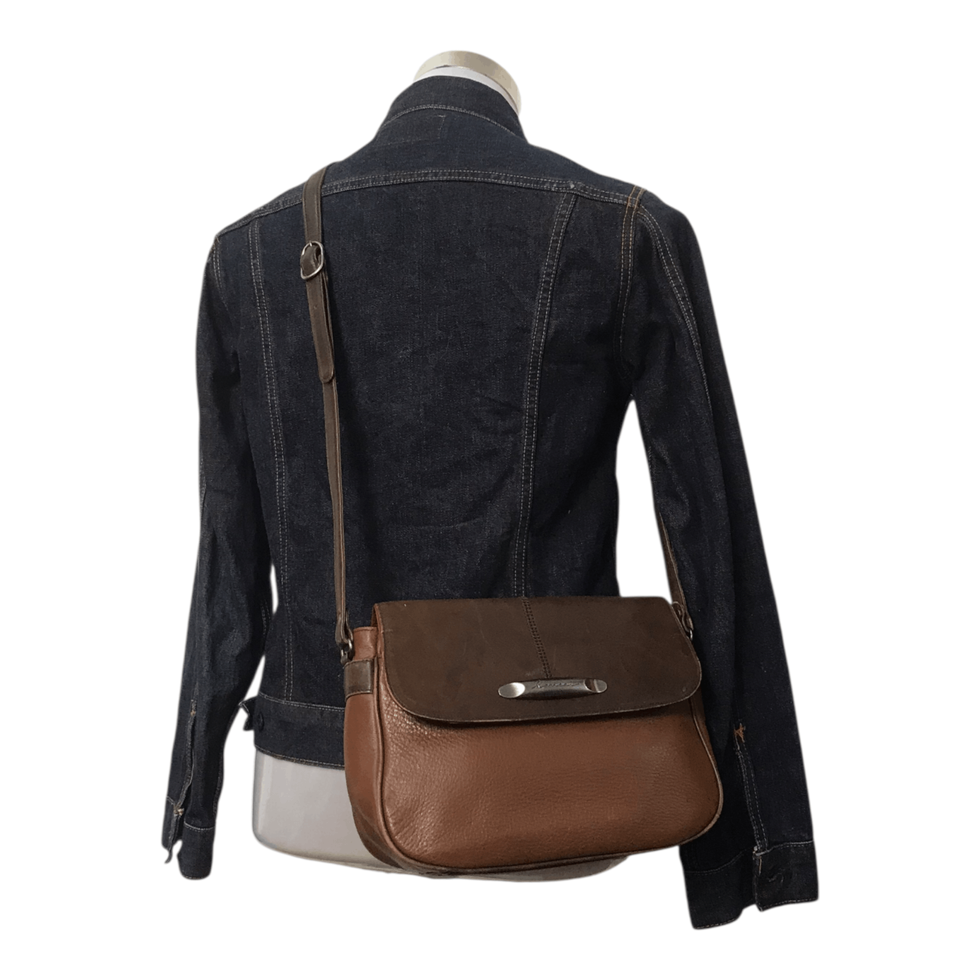 Kansai Yamamoto Kansai Leather Brown Sling Bag Size ONE SIZE - 1 Thumbnail