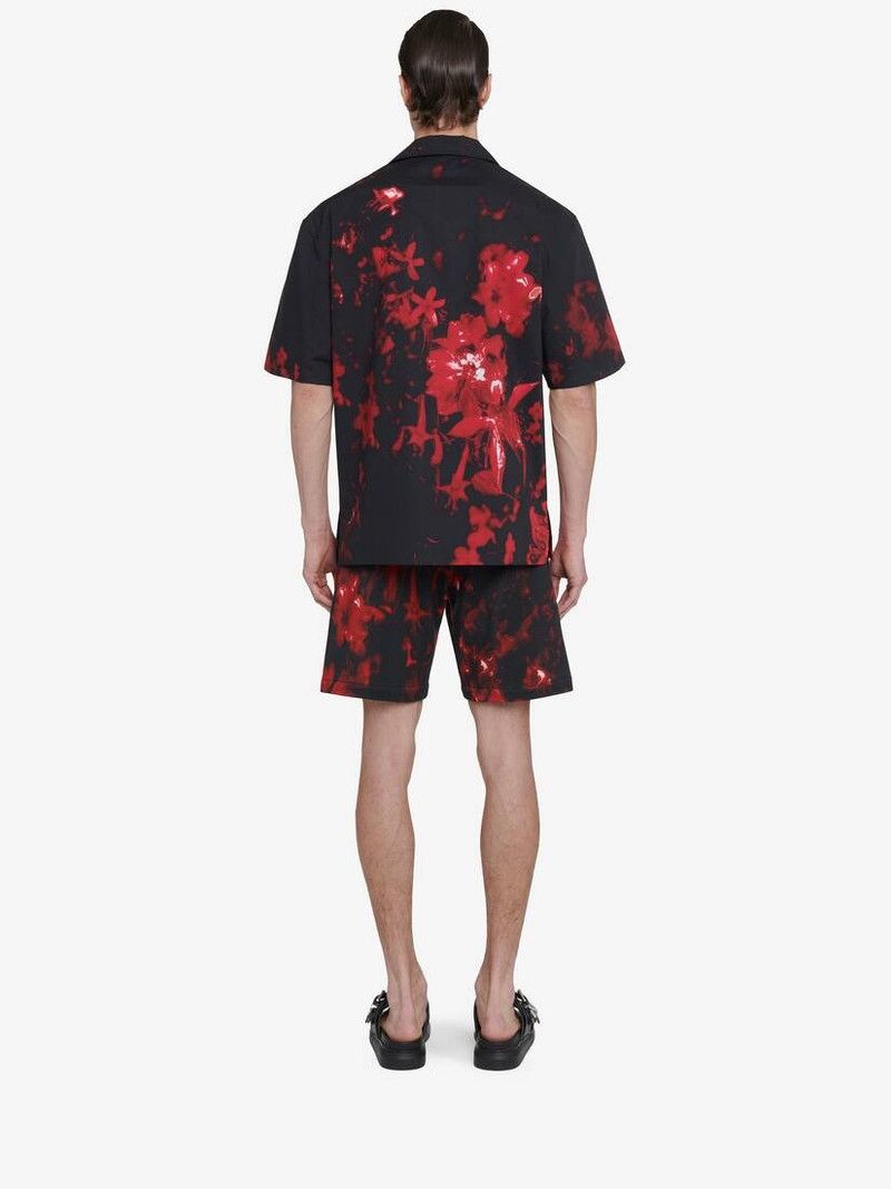 Alexander McQueen o1srvl11e0226 Wax Flower Hawaiian Shirt In Multicolor Size US XL / EU 56 / 4 - 5 Thumbnail