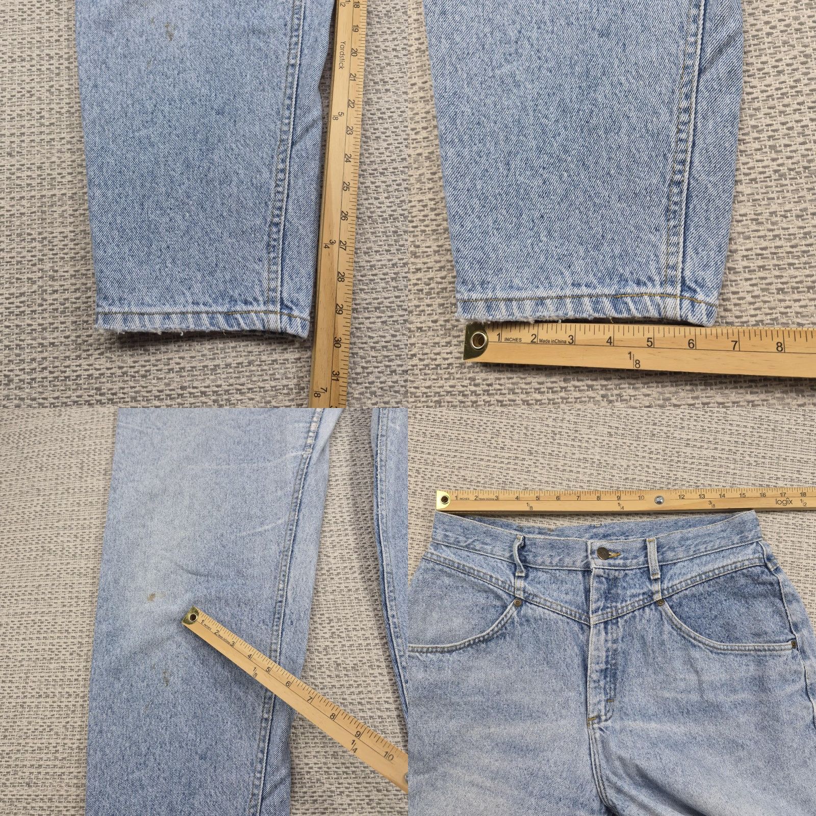 Vintage VTG L.L.Bean Jeans Womens 30x30 High Waist Tapered Denim 80s 90s USA Made Jeans Size 30" / US 8 / IT 44 - 8 Thumbnail