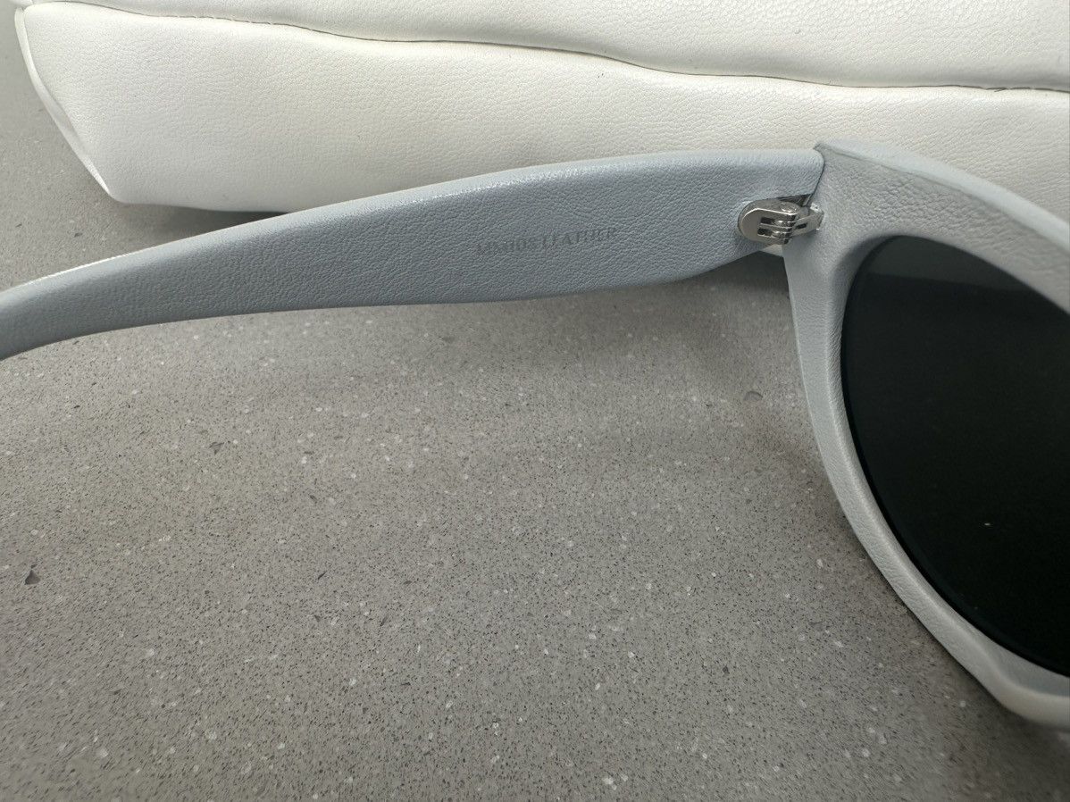 Maison Margiela Grey leather cat eye Margiela sunnies Size ONE SIZE - 10 Thumbnail