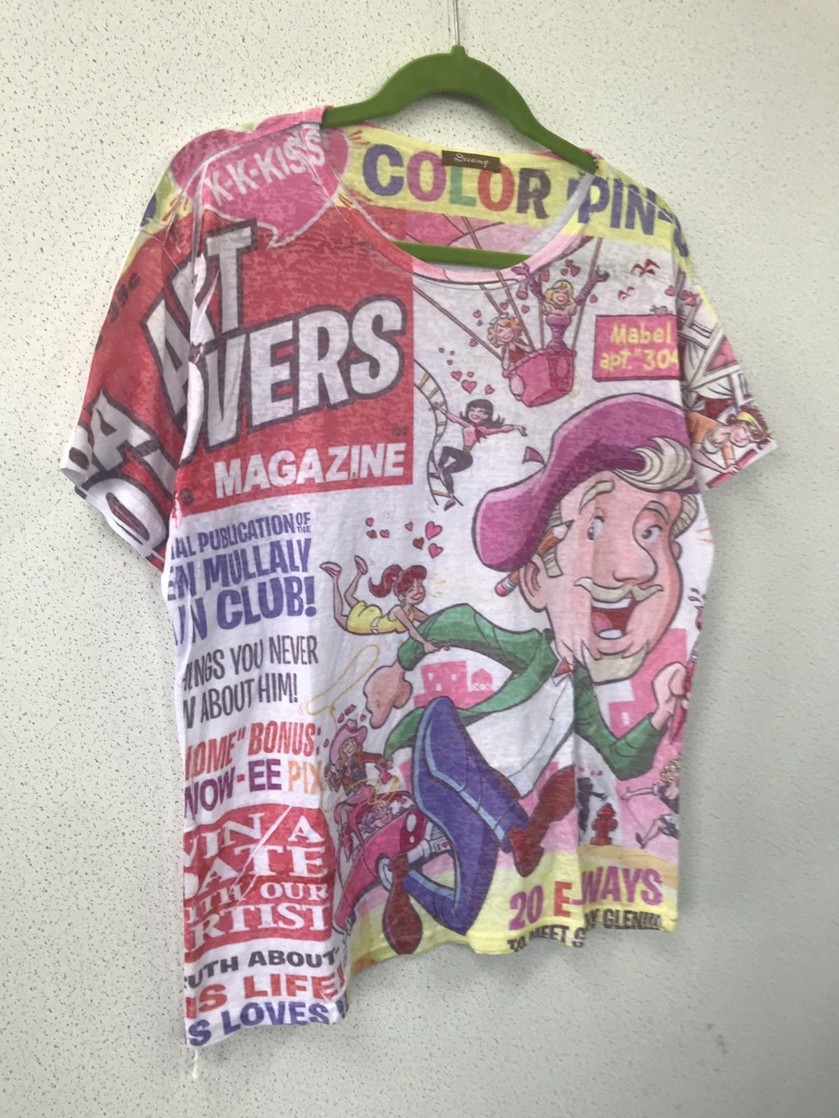 Japanese Brand DeComp Cartoon Full Printed Shirt Size US M / EU 48-50 / 2 - 3 Thumbnail