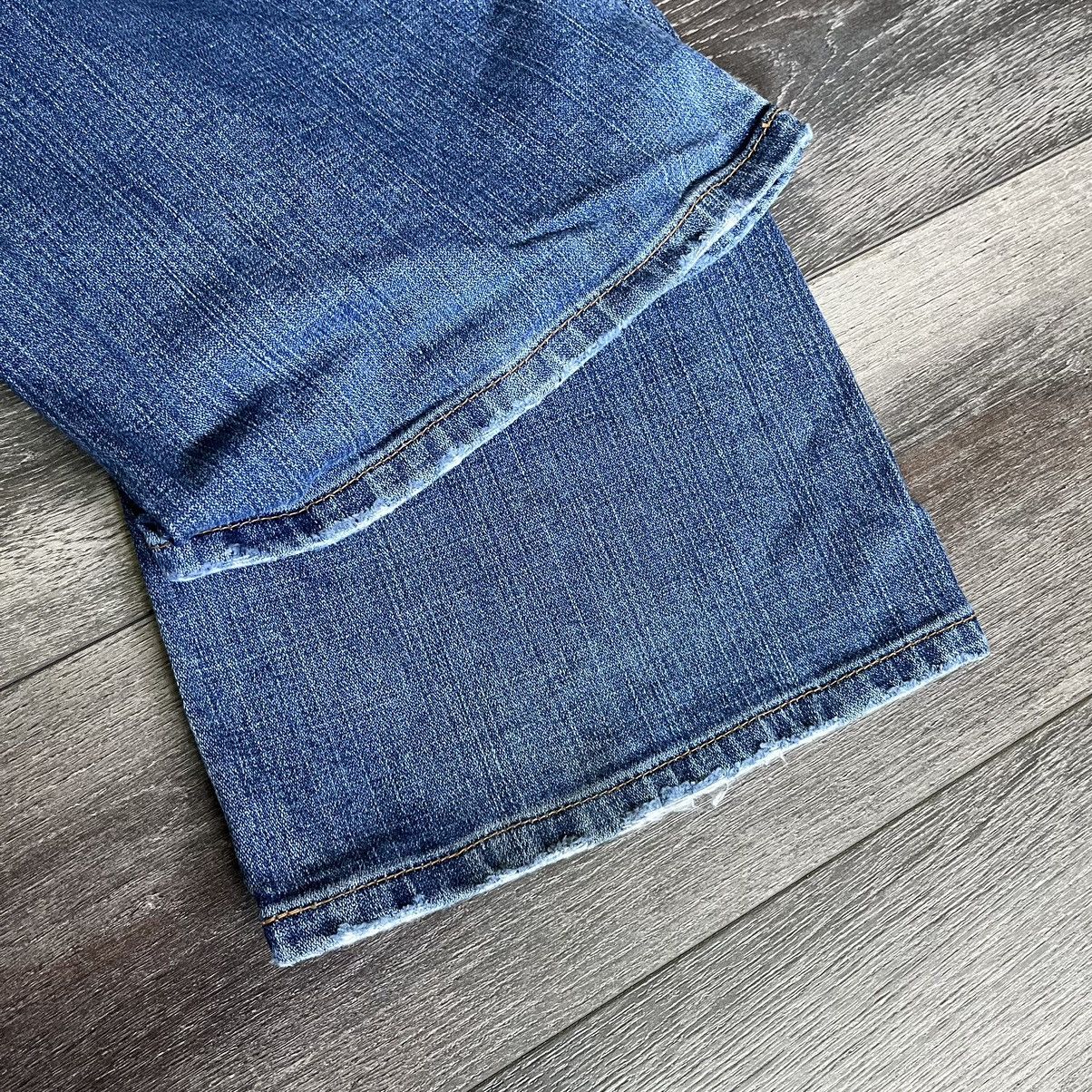 Vintage Vintage Y2K Hint Jeans Low Rise Flare Boot Cut Denim Jeans 5 Size 27" / US 4 / IT 40 - 5 Thumbnail