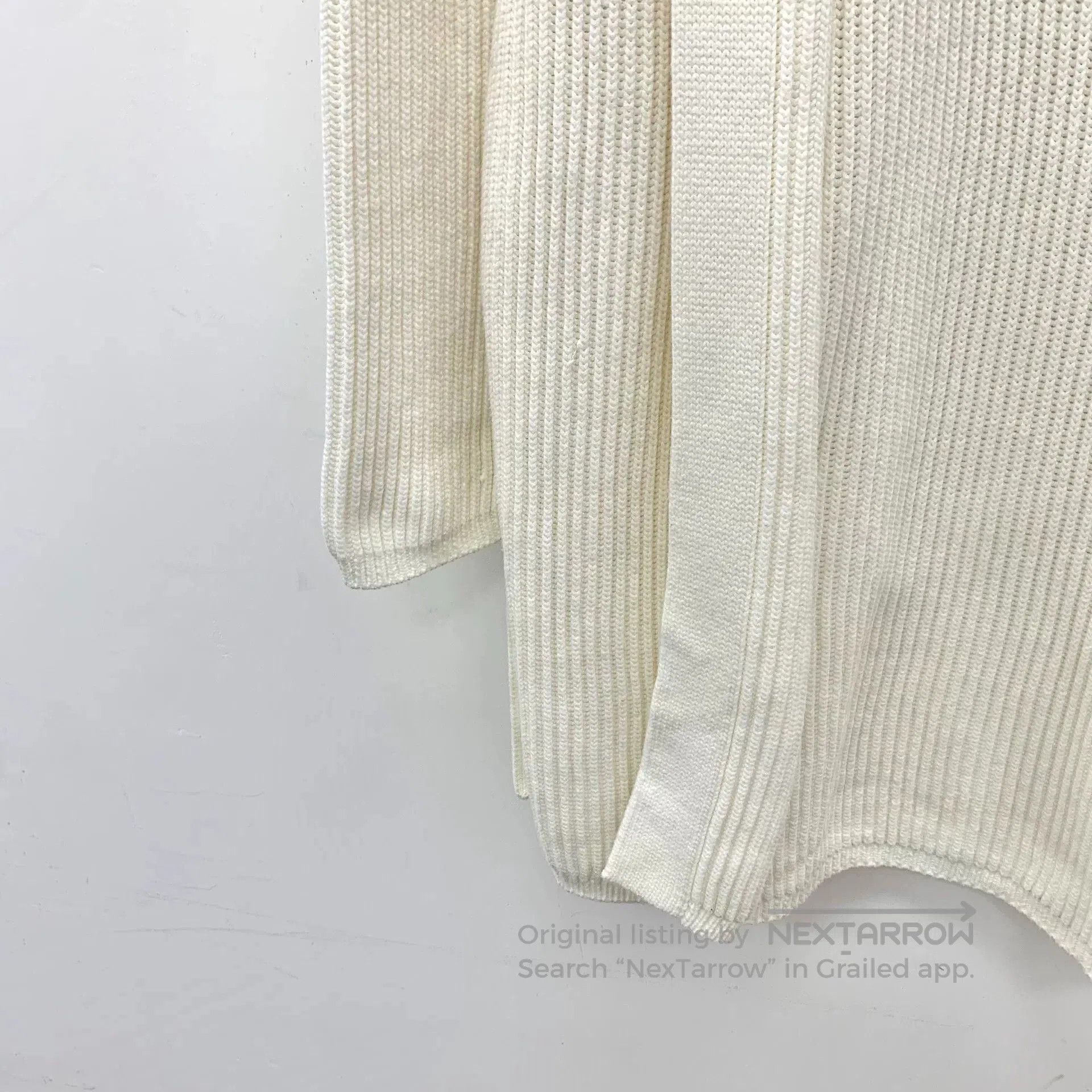 Other maxmara white cotton knit hooded cardigan. Size US L / EU 52-54 / 3 - 4 Thumbnail