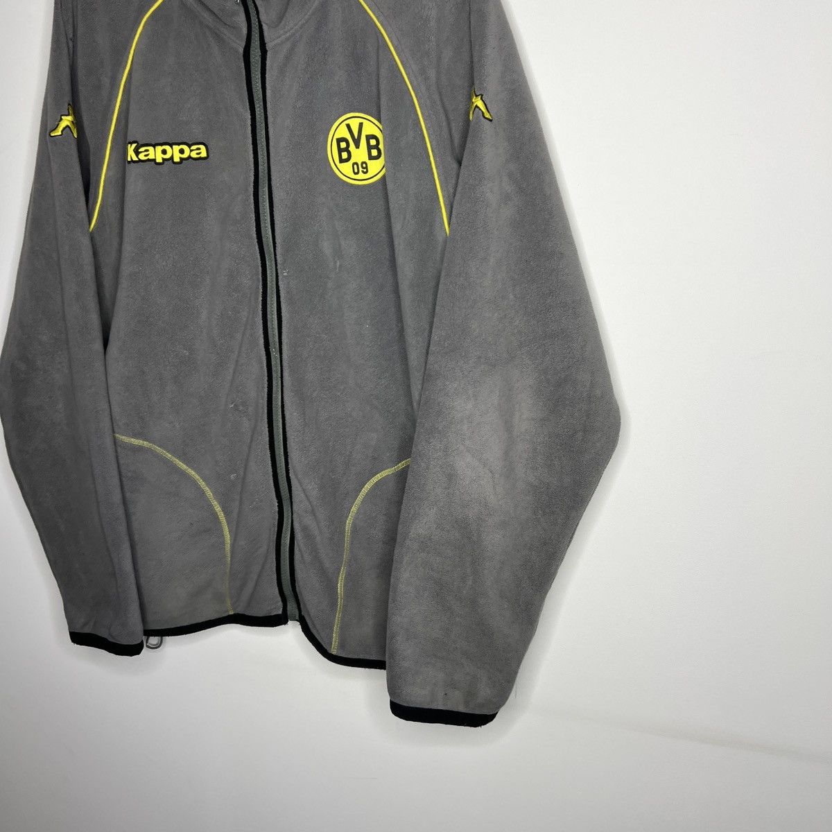 Kappa Vintage Kappa Borussia Dortmund fleece zip Jacket Sweatshirt Size US XL / EU 56 / 4 - 2 Thumbnail