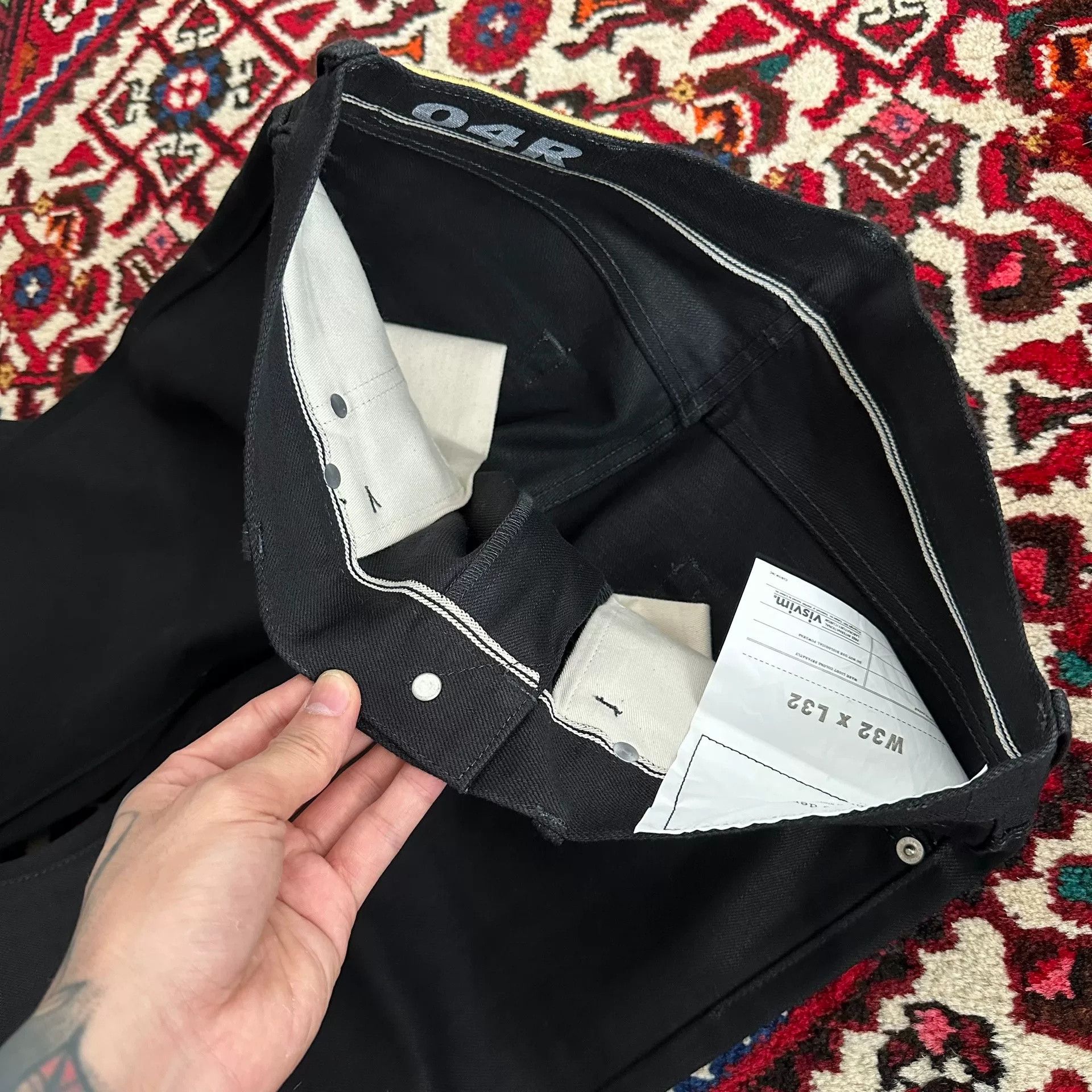 Visvim visvim 16aw 04 CMYK Black Jeans Size US 32 / EU 48 - 9 Thumbnail