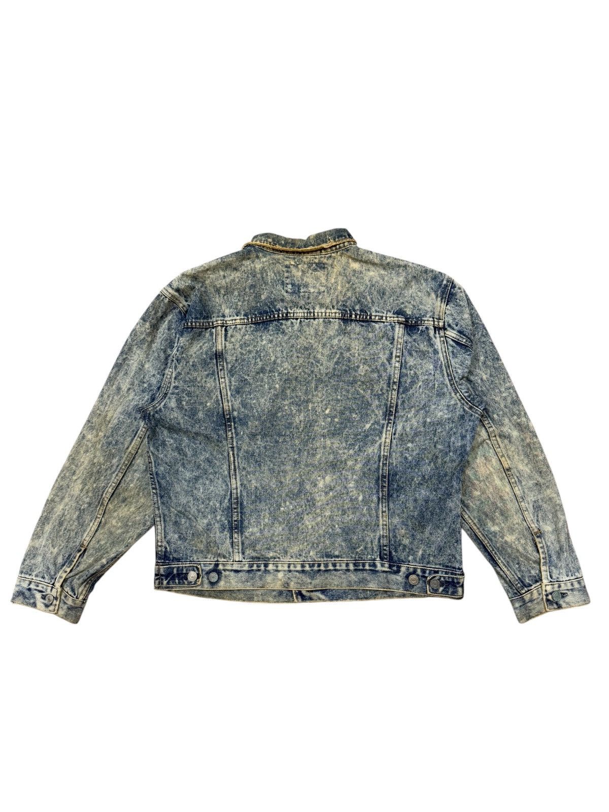 Japanese Brand Vintage 90s GL Heart Acid Wash Denim Jacket Size US M / EU 48-50 / 2 - 2 Thumbnail