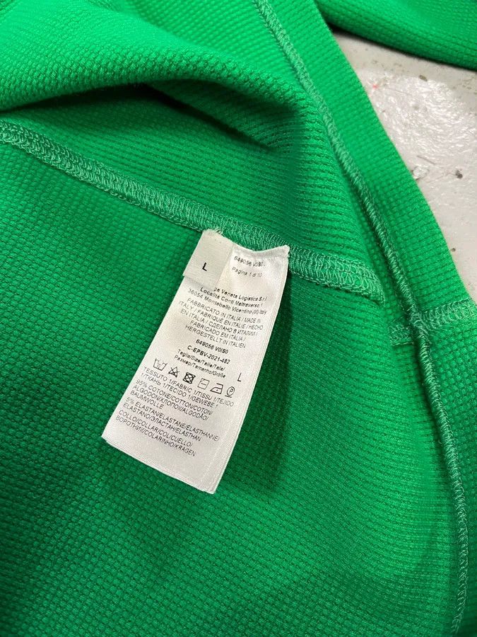 Bottega Veneta × Vintage SS2021 Bottega Veneta Green Electric Sweater Size US L / EU 52-54 / 3 - 11 Thumbnail