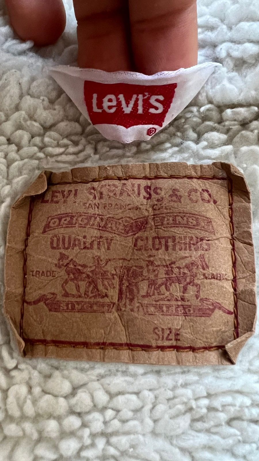 Levi's × Levi's Vintage Clothing × Vintage Vintage Sherpa Levi’s Fleece Lined Denim Jacket Size US M / EU 48-50 / 2 - 5 Thumbnail