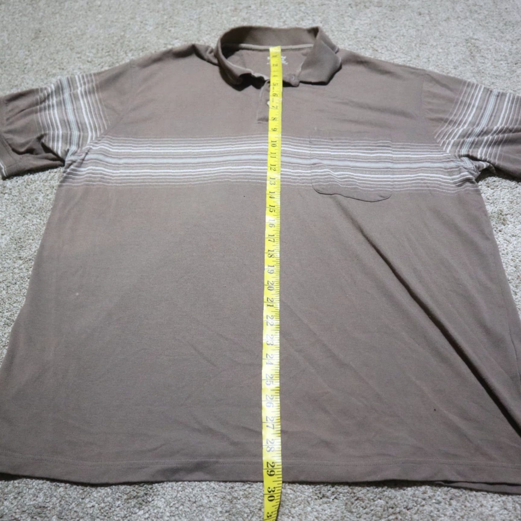 Vintage VINTAGE St. John's Bay Men's Polo Shirt Short Sleeve Adult 2XL Brown 90s Golf Size US XXL / EU 58 / 5 - 6 Thumbnail