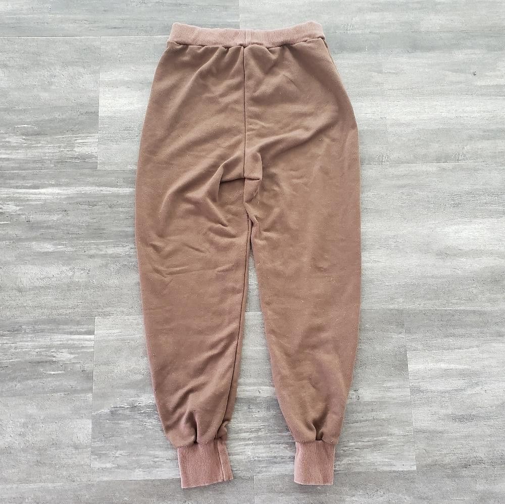 Other Dark Chocolate Windsor High Waist Banded Sweats Size 32" / US 10 / IT 46 - 2 Thumbnail