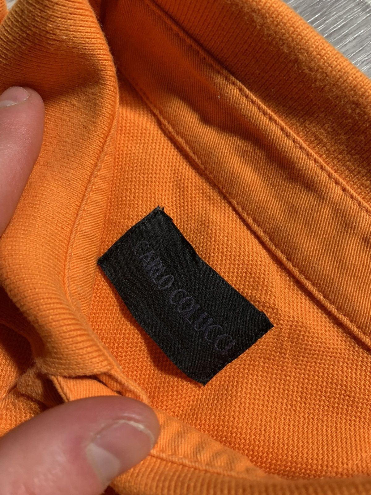 Carlo Colucci × Vintage Carlo Colucci Vintage Embroidered Logo Polo Shirt Size US L / EU 52-54 / 3 - 5 Thumbnail