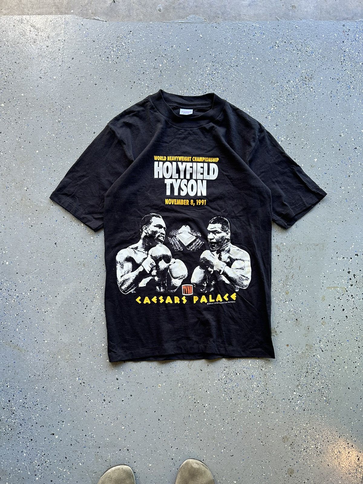 Vintage Vintage 1991 Holyfield vs. Tyson Tee Size US M / EU 48-50 / 2 - 1 Thumbnail
