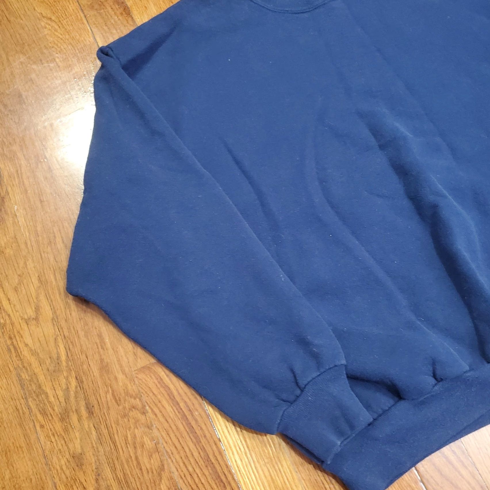Jerzees VINTAGE Jerzees Sweatshirt Mens XL Blue Made USA Fleece Blank Crewneck 90s Size US XL / EU 56 / 4 - 2 Thumbnail