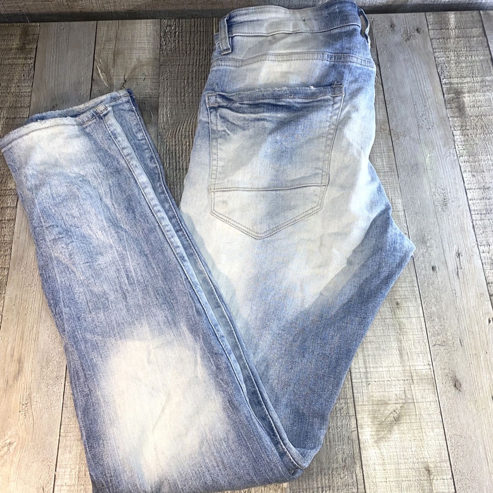 Jordan Craig Jordan Craig Jeans Size 32x32 Stone Wash White Front Zipper Straight Men Regular Inseam 32 All White Legacy Edition 40x32 Size US 32 / EU 48 - 4 Thumbnail