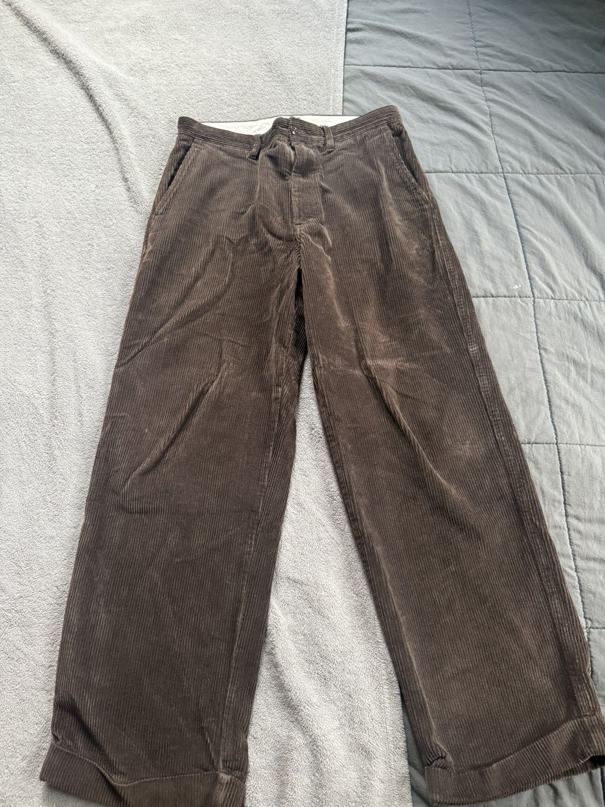 J.Crew J crew giant fit corduroy trousers Size US 31 - 1 Thumbnail
