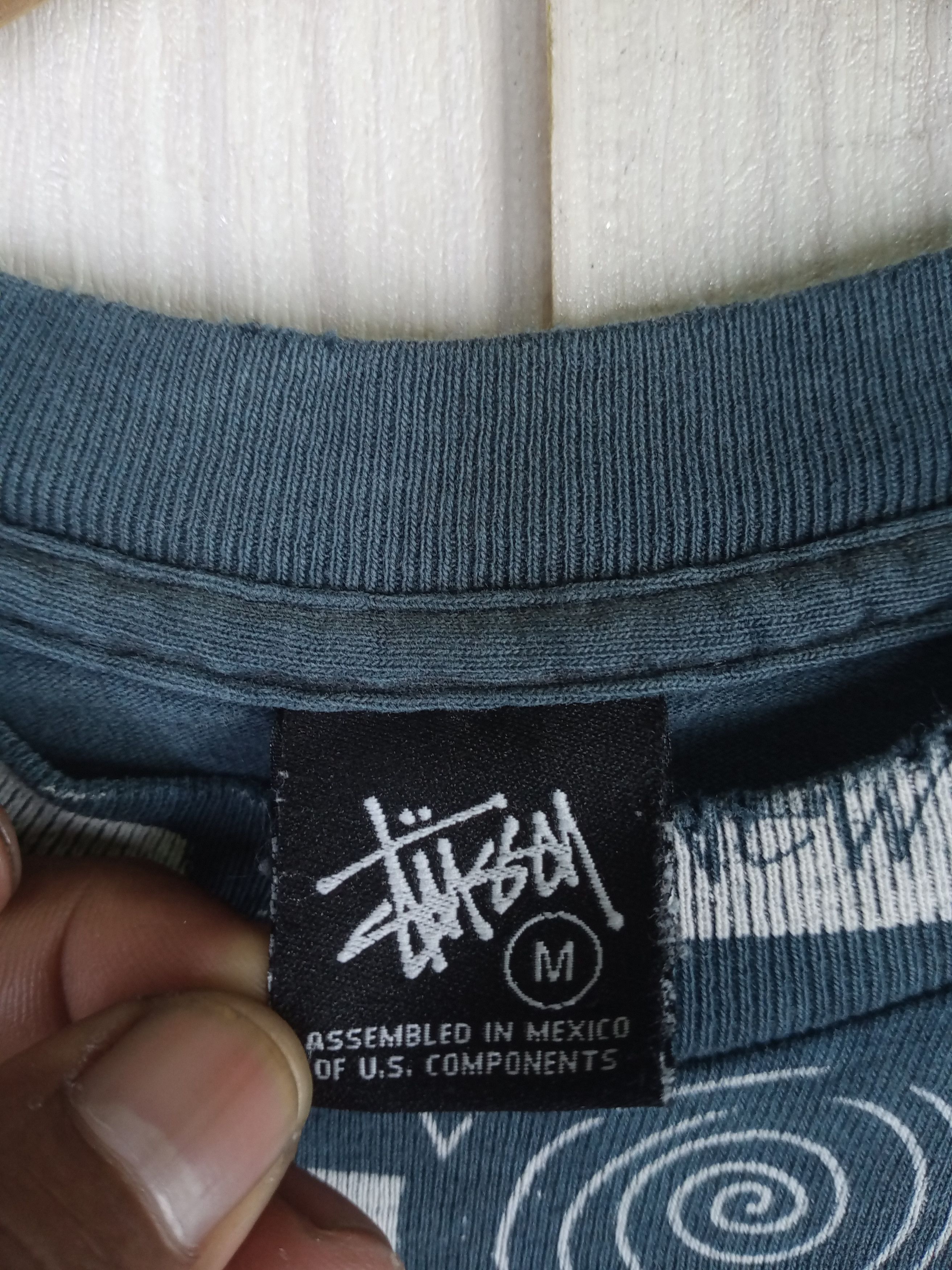 Stussy Crazy Rare Vintage Stussy Full Print New York Tshirt Size US M / EU 48-50 / 2 - 7 Thumbnail