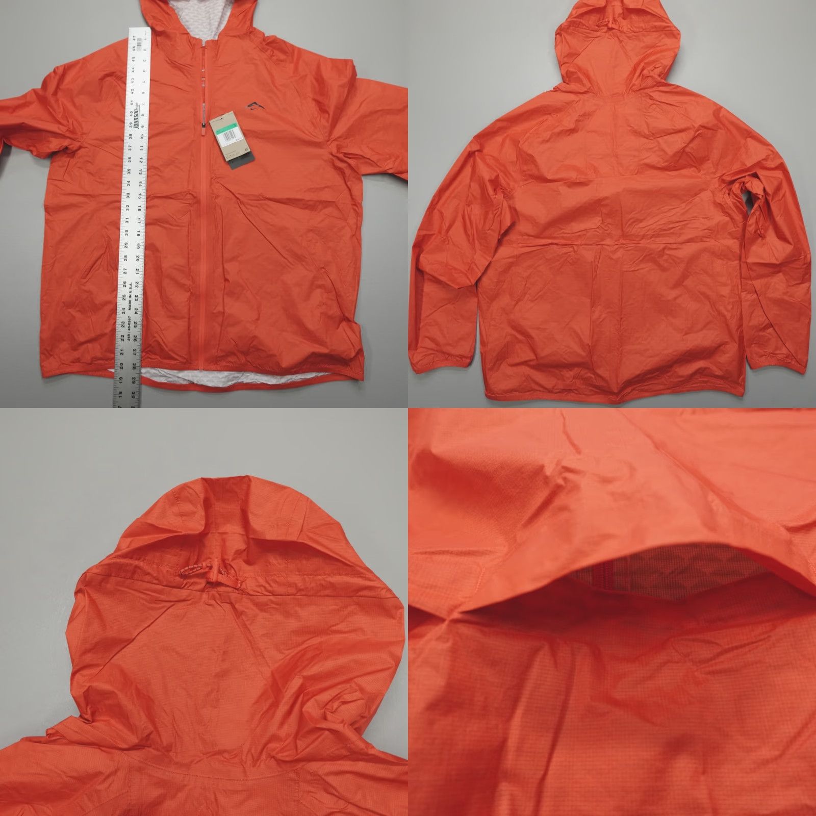 Nike Nike Trail Wind Hoodie Jacket Storm-Fit Men's XL Waterproof Orange - Hoodie, Windbreaker, Storm, N O Size US XL / EU 56 / 4 - 8 Thumbnail