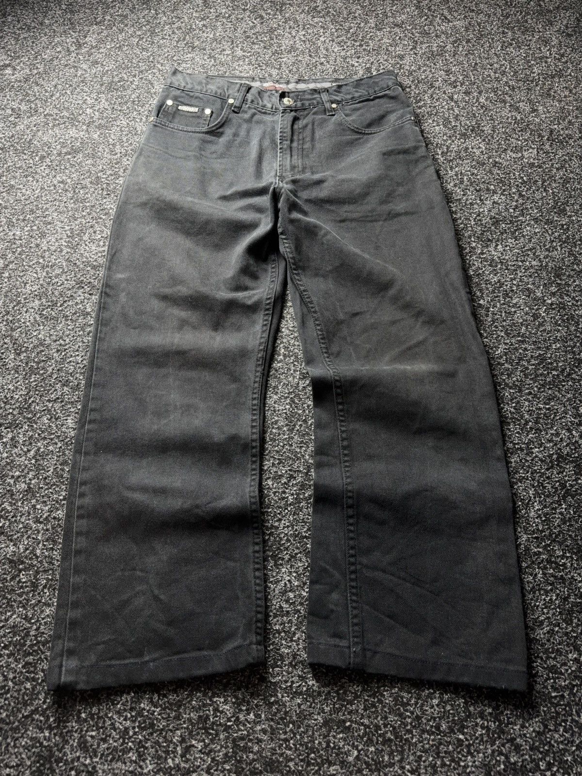 Hugo Boss Retro VNTG 90s Hugo Boss Faded Black Pants Straight Fit Y2K Size US 30 / EU 46 - 1 Thumbnail