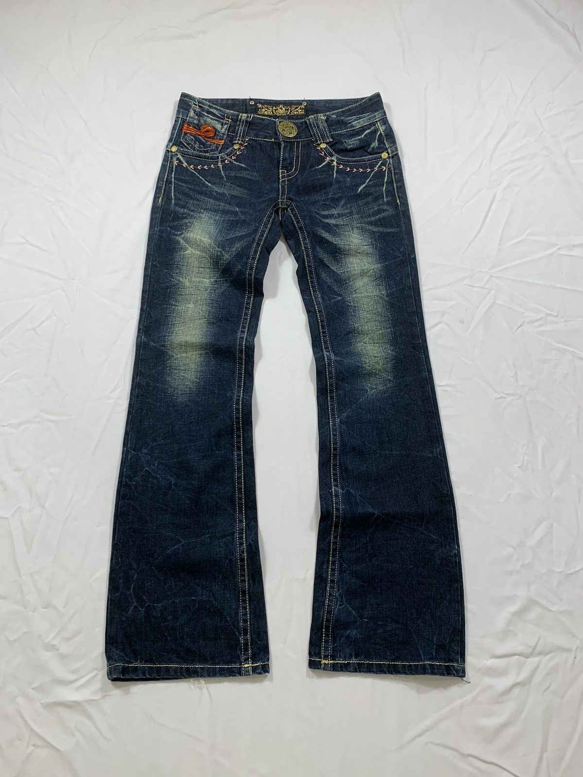 Tornado Mart Sick Flared Japanese Riobera Jeans Lgb tornado Ifsix style Size US 29 - 1 Thumbnail