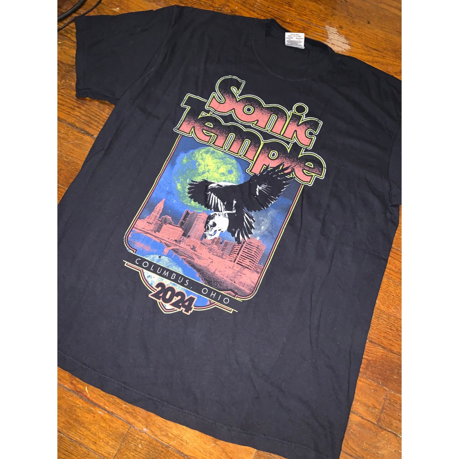 Band Tees Sonic Temple 2024 Festival T Shirt XL Comfort Colors Primal Size US XL / EU 56 / 4 - 4 Thumbnail