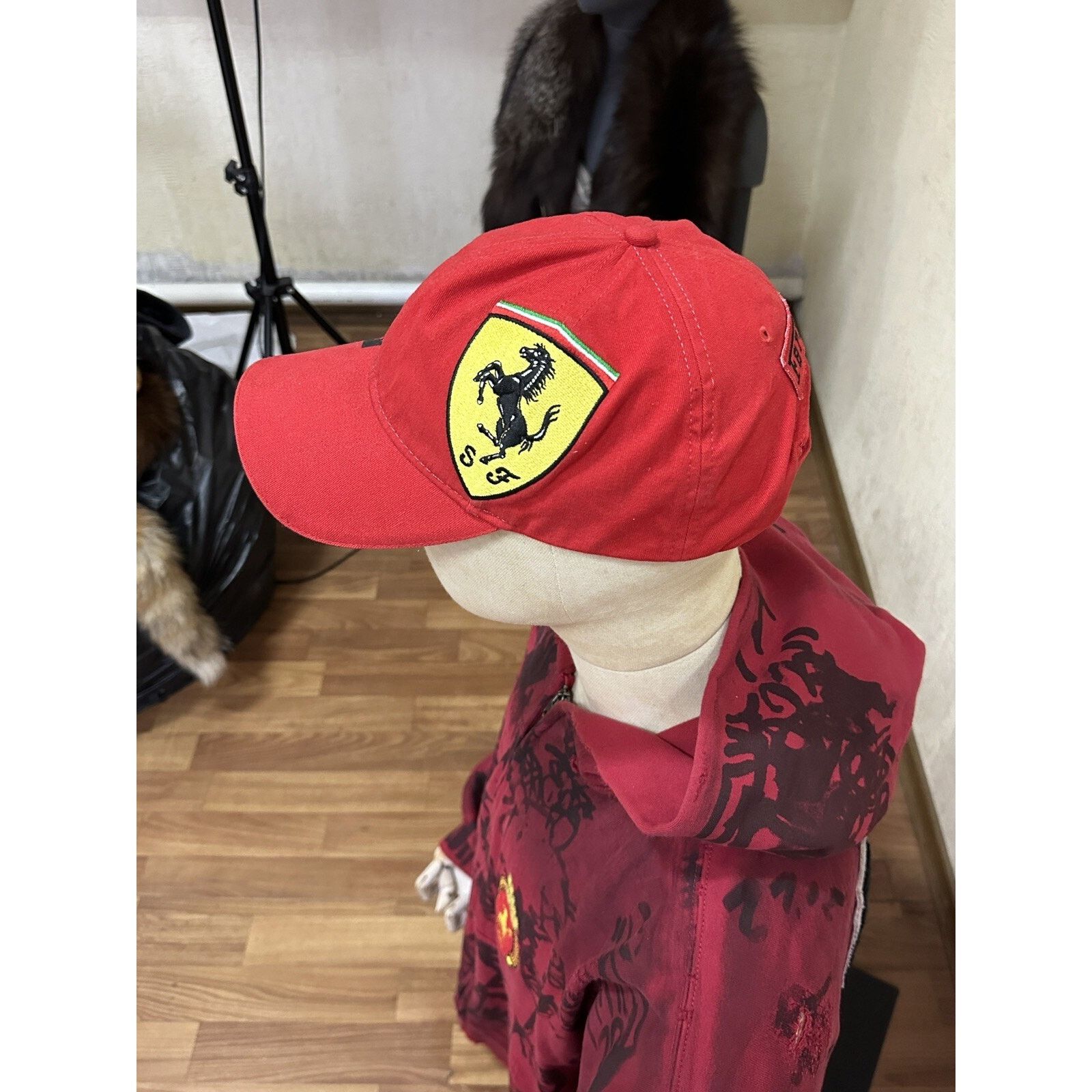 Ferrari Vintage Ferrari Felipe Massa F1 Racing Me’s Baseball Cap Hat Size ONE SIZE - 8 Thumbnail